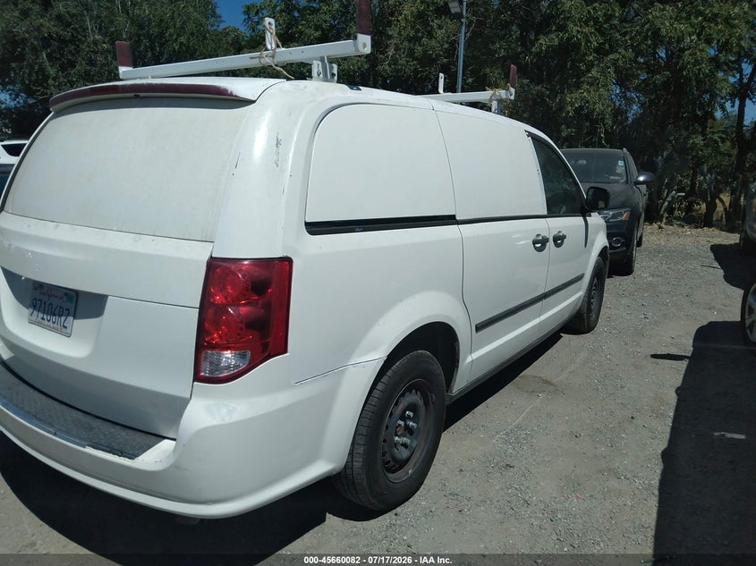 Vin: 2c4rrgag3dr637686, lot: 46158654, ram cargo tradesman 20134