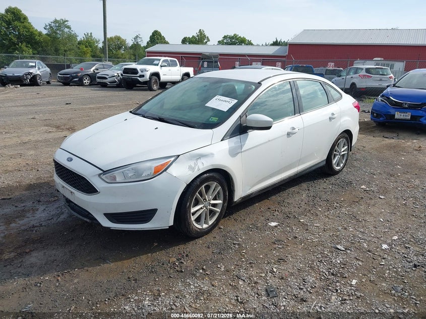 Vin: 1fadp3f24jl209013, lot: 46158664, ford focus se 20182