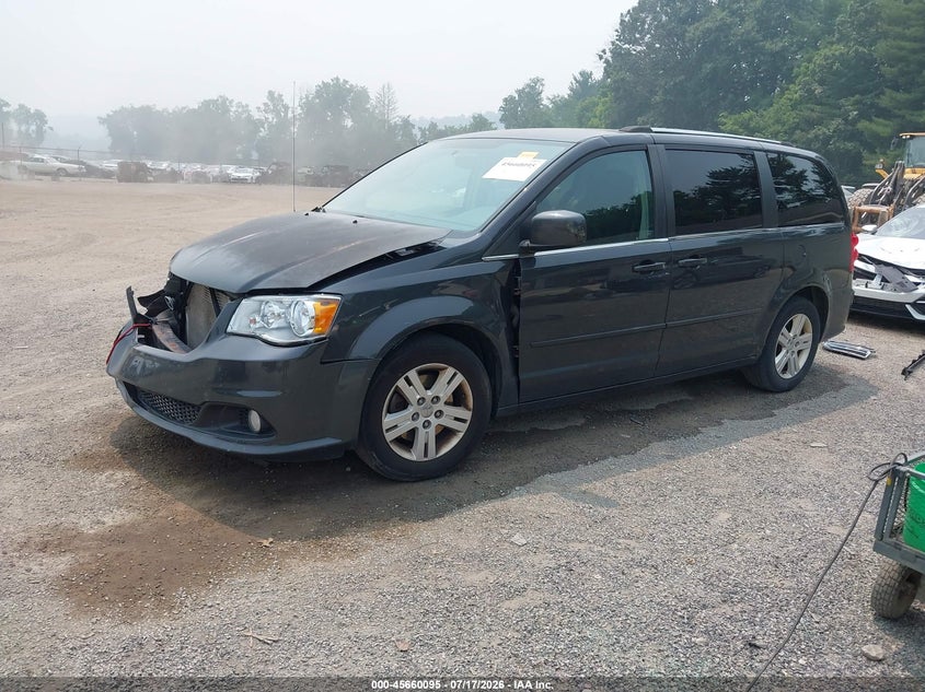 Vin: 2c4rdgdg2cr408618, lot: 46158667, dodge grand caravan crew 20122