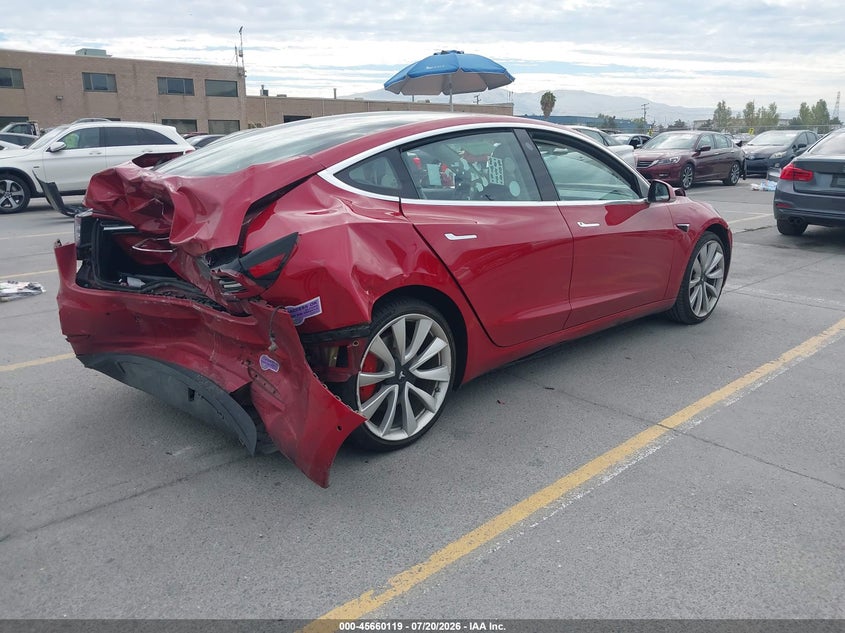 2018 Tesla Model 3 Long Range/Performance VIN: 5YJ3E1EBXJF079940 Lot: 45660119