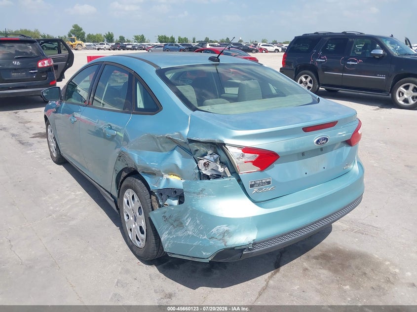 Vin: 1fahp3f26cl471040, lot: 46158695, ford focus se 20123