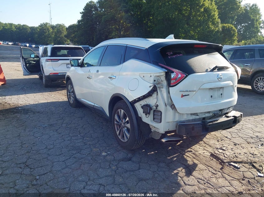 2016 NISSAN MURANO auction photo 3