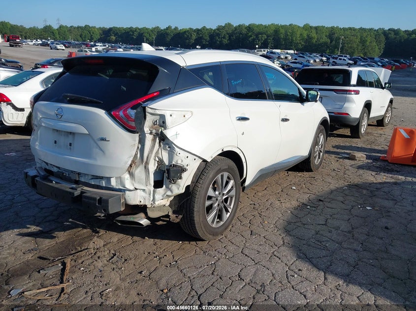 2016 NISSAN MURANO auction photo 4