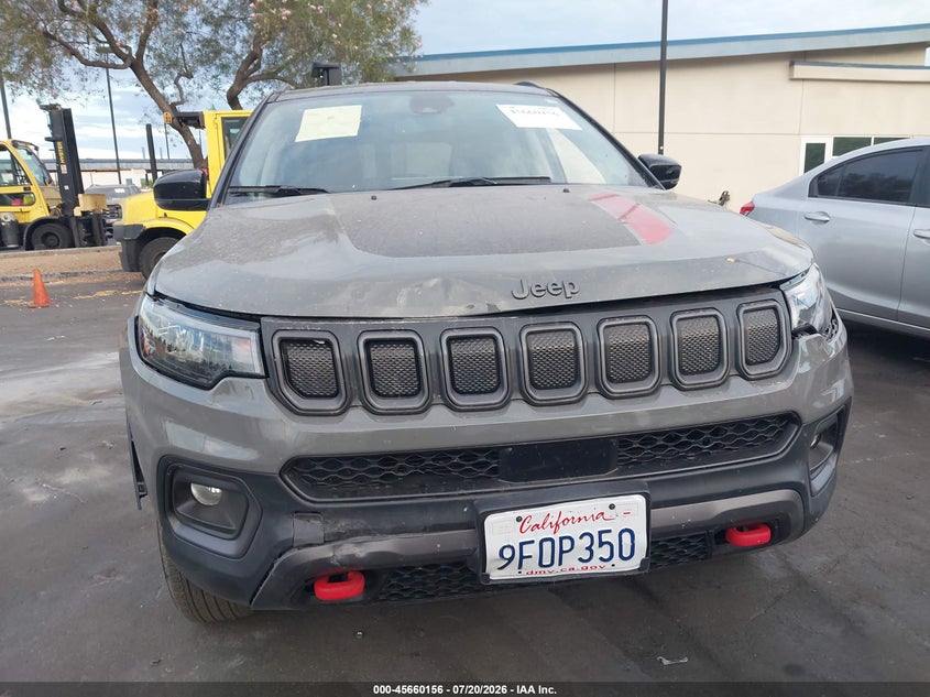 2022 Jeep Compass Trailhawk 4X4 VIN: 3C4NJDDB8NT206022 Lot: 45660156