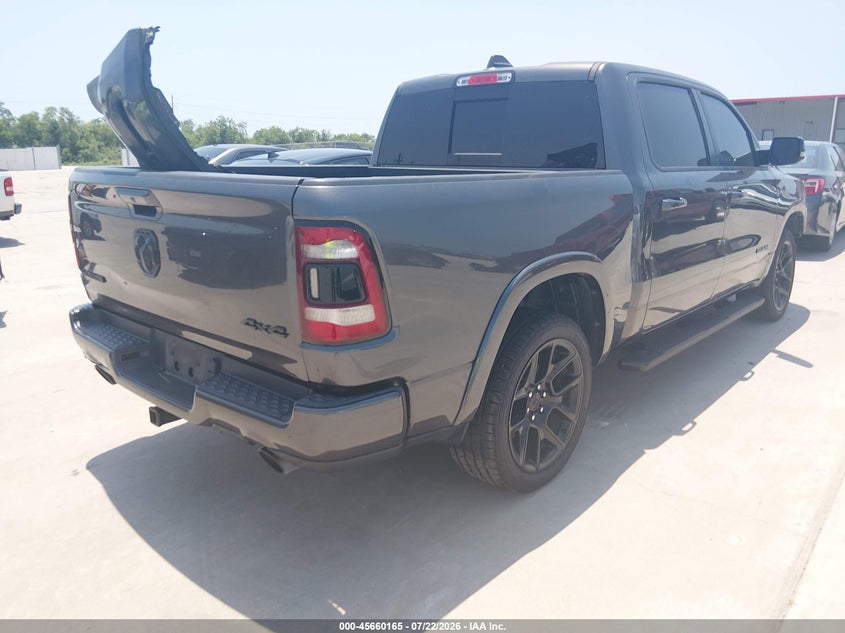 Vin: 1c6srfjt0ln162123, lot: 46158736, ram 1500 laramie  4x4 5'7 box 20204