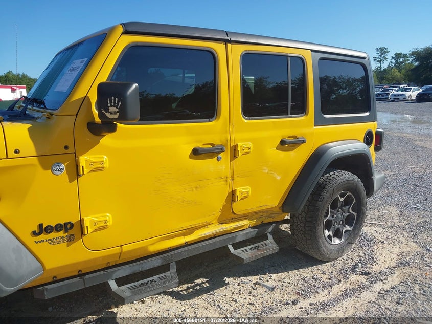 2021 Jeep Wrangler Unlimited Sport S 4X4 VIN: 1C4HJXDG8MW737627 Lot: 45660191