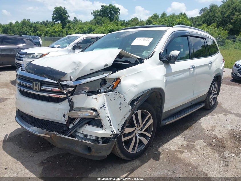 Vin: 5fnyf6h07gb038331, lot: 46158776, honda pilot elite 20162
