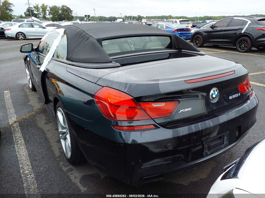 Vin: wbayp1c51fd217101, lot: 46158834, bmw 650i xdrive 20153