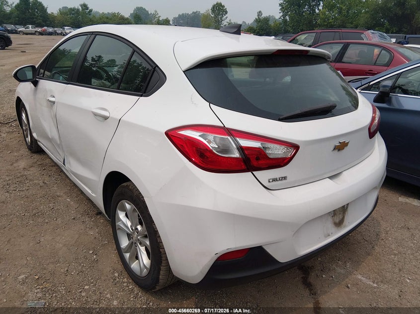CHEVROLET CRUZE 2019 VIN 3G1BC6SM3KS533788