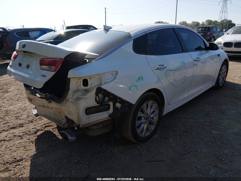 Vin: 5xxgt4l38jg252887, lot: 46158865, kia optima lx 20184