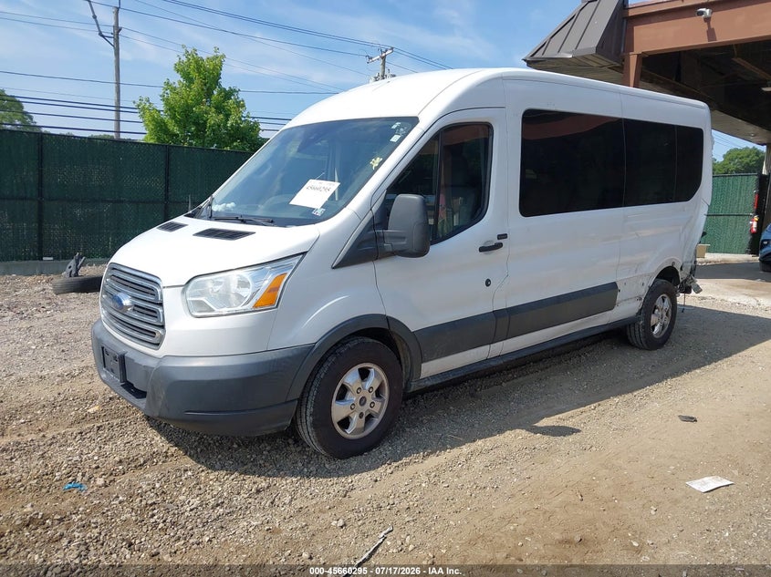 Vin: 1fbax2cm2hka61865, lot: 46158868, ford transit-350 xlt 20172