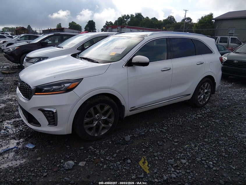 Vin: 5xypkda50kg461660, lot: 46158879, kia sorento 3.3l sxl 20192
