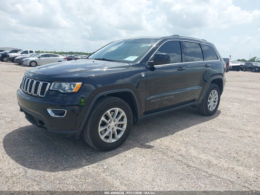 2021 Jeep Grand Cherokee Laredo E 4X4, Обычный износ, IAAI, VIN 1C4RJFAG5MC691047 — фото 2