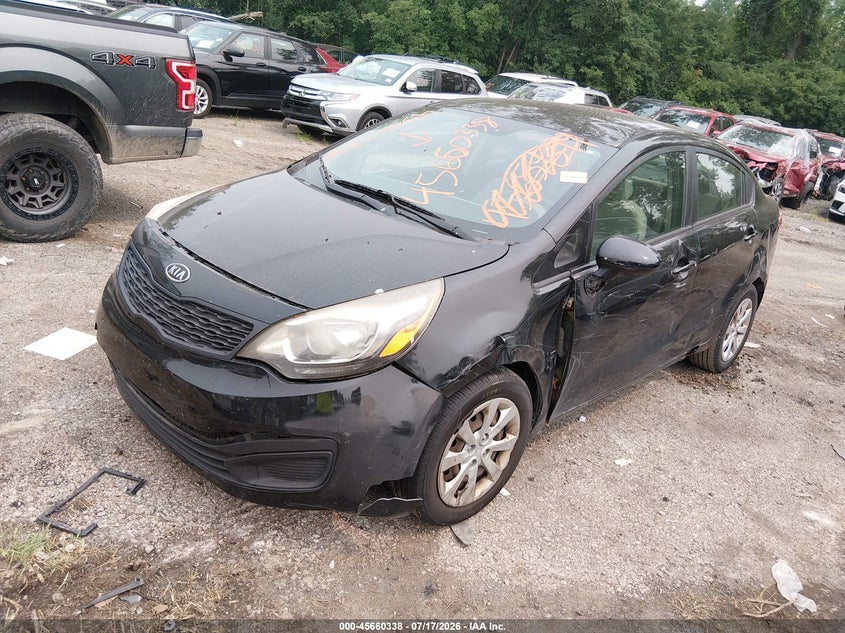Vin: knadm4a39d6126413, lot: 46158910, kia rio lx 20132