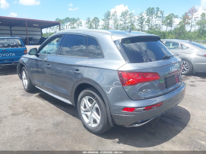 Vin: wa1anafy6j2219411, lot: 46158920, audi q5 2.0t premium 20183