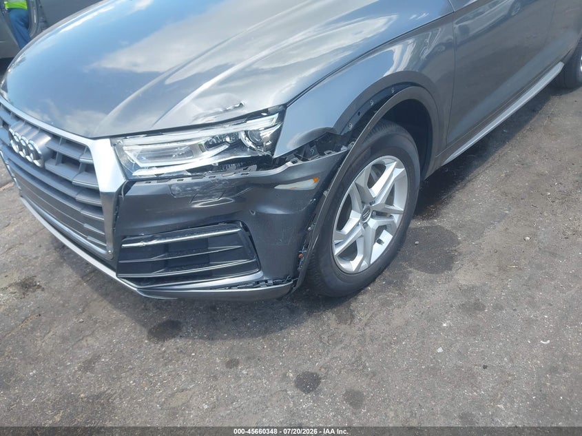 2018 Audi Q5 2.0T Premium VIN: WA1ANAFY6J2219411 Lot: 45660348