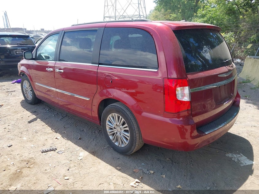Vin: 2c4rc1cg9gr302979, lot: 46158923, chrysler town & country touring-l anniversary edition 20163