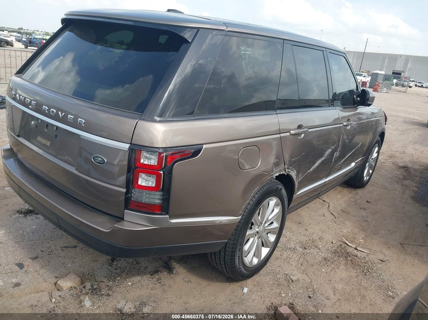 Vin: salgs2vfxfa215446, lot: 46158947, land rover range rover 3.0l v6 supercharged hse 20154