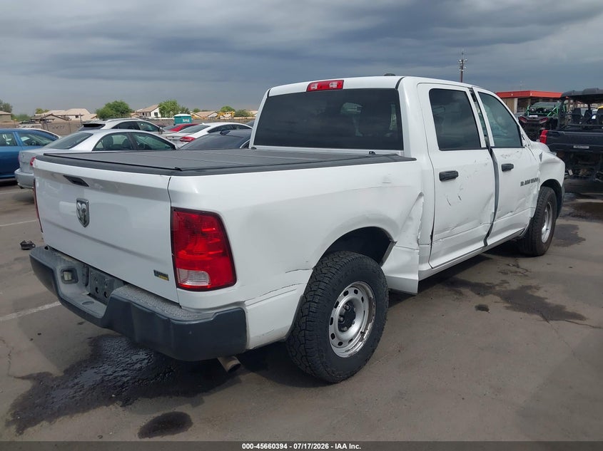 Vin: 1c6rd6kp3cs265679, lot: 46158966, ram 1500 st 20124