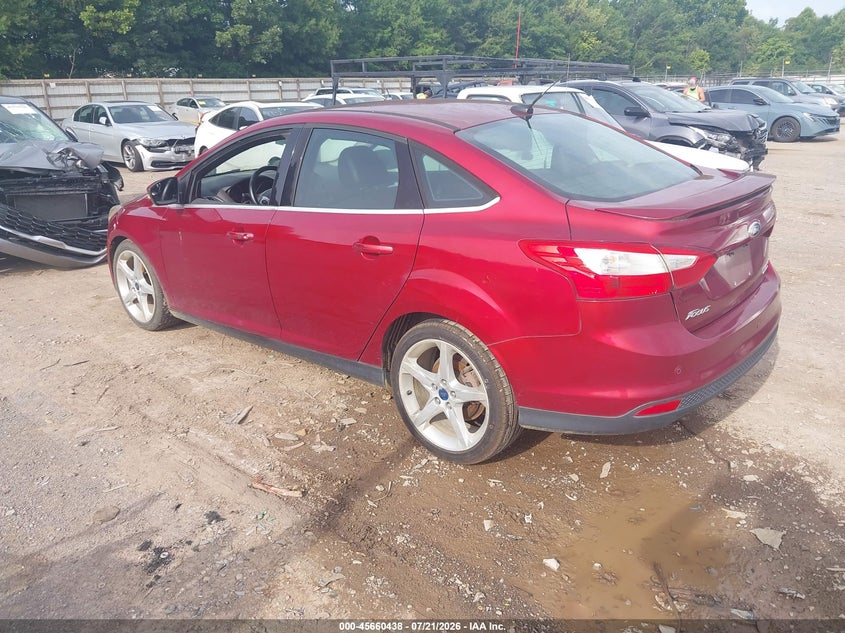 Vin: 1fadp3j25dl369378, lot: 46159011, ford focus titanium 20133