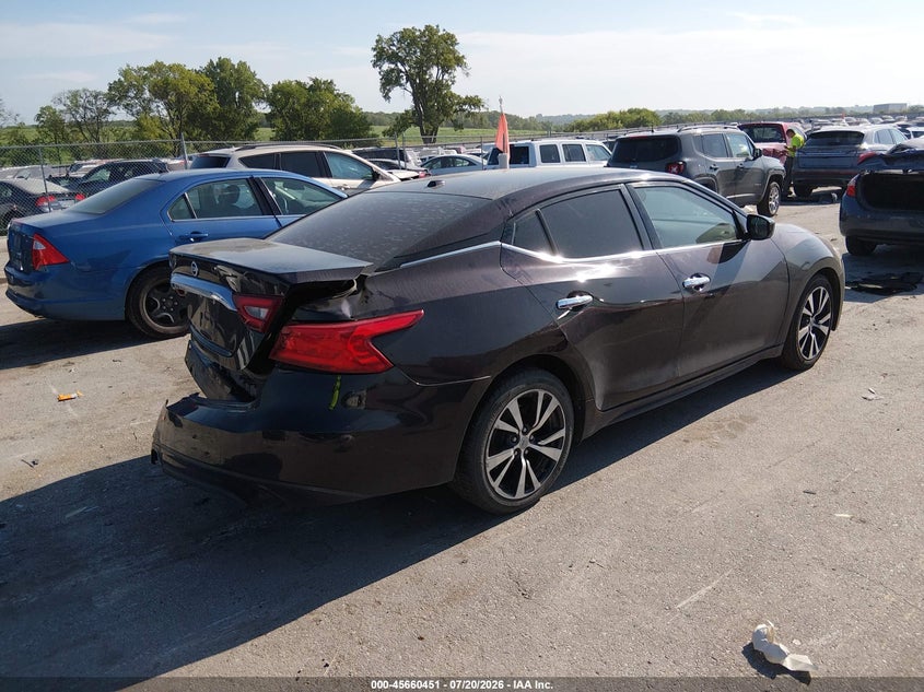 2016 Nissan Maxima 3.5 Platinum/3.5 S/3.5 Sl/3.5 Sr/3.5 Sv VIN: 1N4AA6AP5GC425633 Lot: 45660451