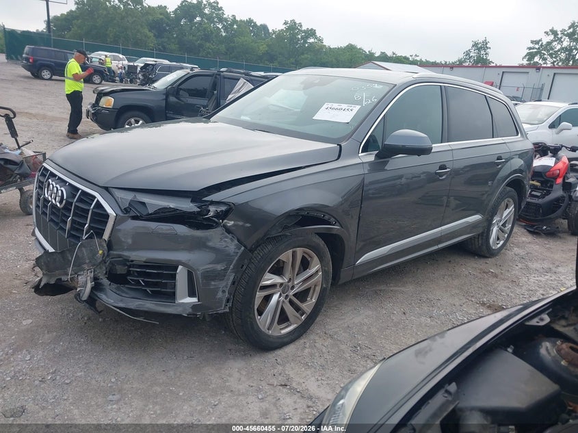 Vin: wa1lxaf78ld000354, lot: 46159027, audi q7 premium plus 55 tfsi quattro tiptronic 20202