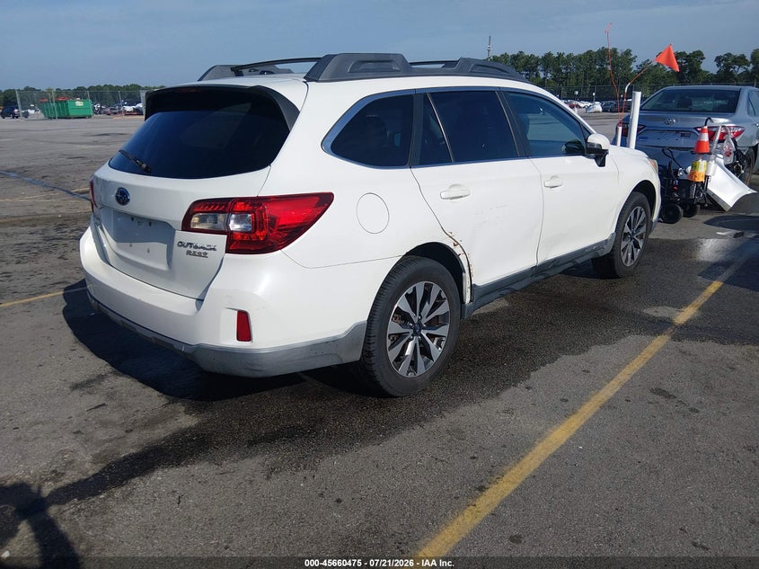 Vin: 4s4bsanc9f3244258, lot: 46159047, subaru outback 2.5i limited 20154
