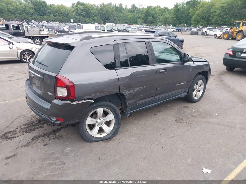 Vin: 1c4njdeb5ed908318, lot: 46159060, jeep compass latitude 20144