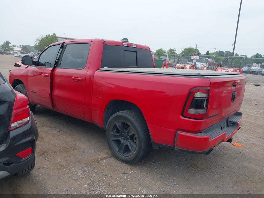Vin: 1c6srfft8mn622283, lot: 46159062, ram 1500 big horn  4x4 5'7 box 20213
