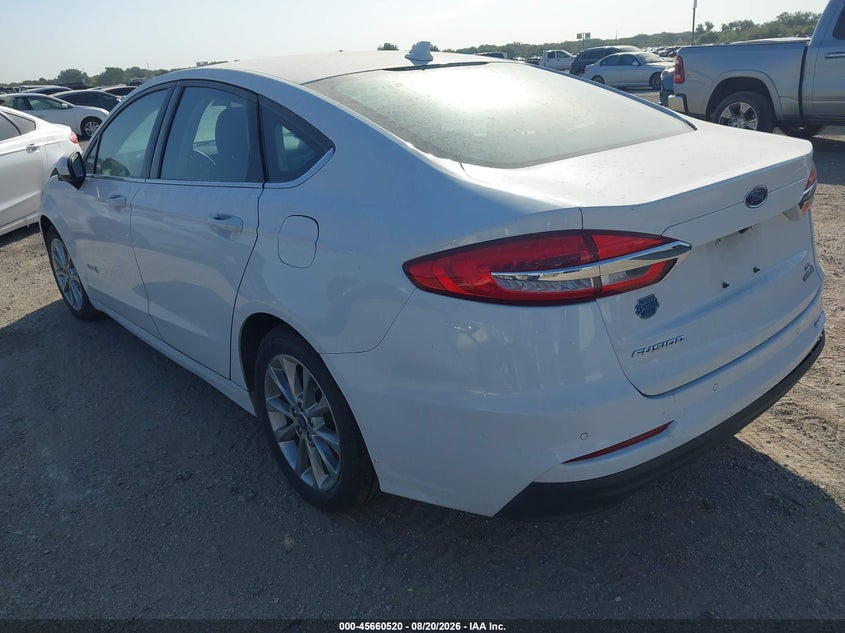 Vin: 3fa6p0lu3kr118251, lot: 46159092, ford fusion hybrid se 20193