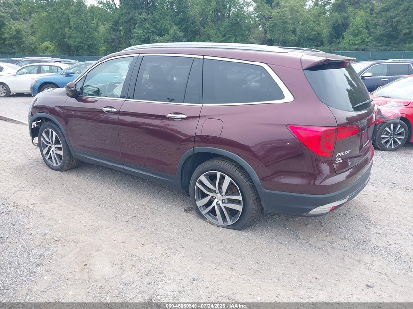Vin: 5fnyf6h96hb053208, lot: 46159112, honda pilot touring 20173