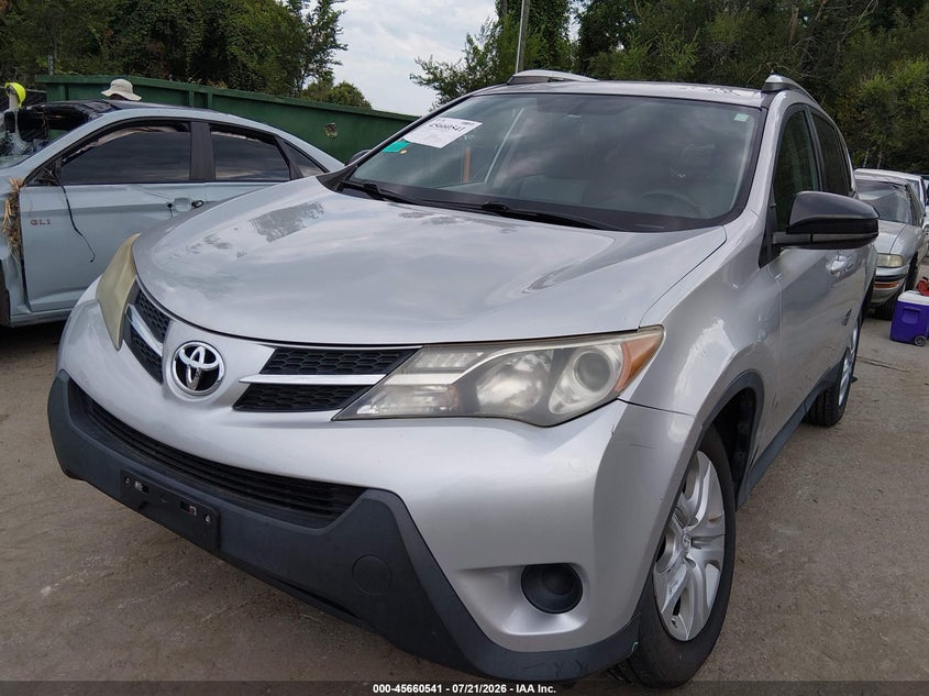 2013 Toyota RAV 4, Перёд и зад, IAAI, VIN 2T3BFREV9DW122115 — фото 2