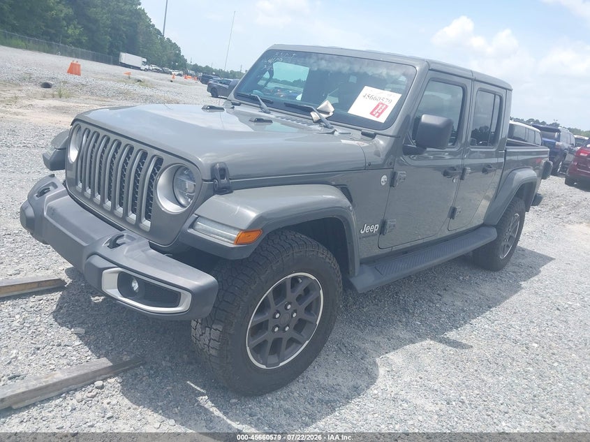 Vin: 1c6hjtfg1ml534609, lot: 46159151, jeep gladiator overland 4x4 20212