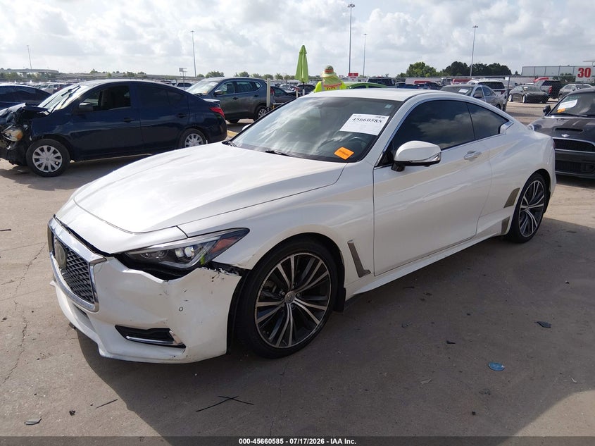 Vin: jn1ev7ek7hm362747, lot: 46159157, infiniti q60 3.0t premium 20172