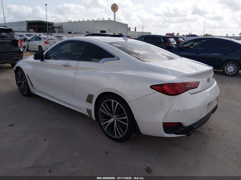 Vin: jn1ev7ek7hm362747, lot: 46159157, infiniti q60 3.0t premium 20173