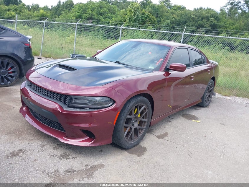 2019 Dodge Charger, Затопление, IAAI, VIN 2C3CDXGJ2KH726292 — фото 2