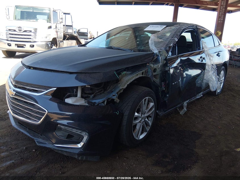 Vin: 1g1ze5st6hf105351, lot: 46159222, chevrolet malibu 1lt 20172