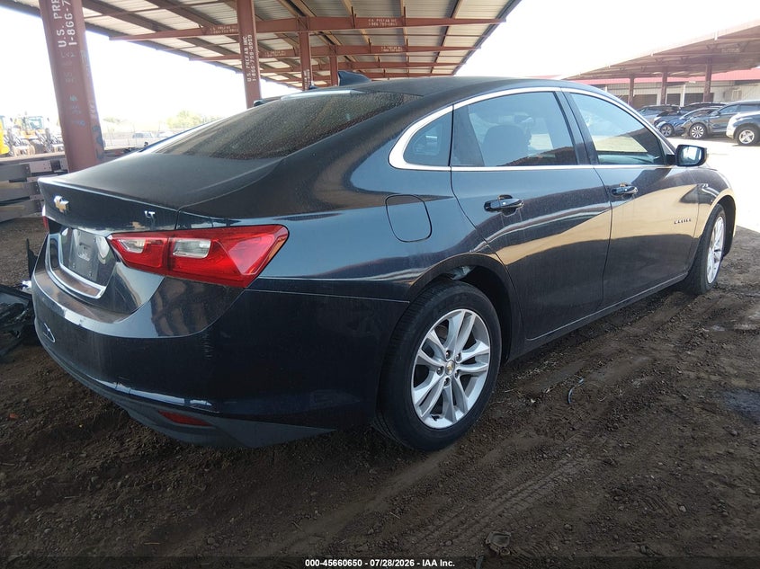 Vin: 1g1ze5st6hf105351, lot: 46159222, chevrolet malibu 1lt 20174