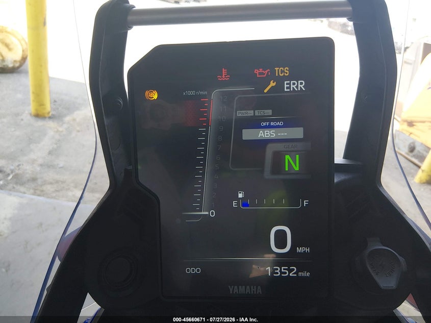 2025 YAMAHA XTZ690 auction photo 7
