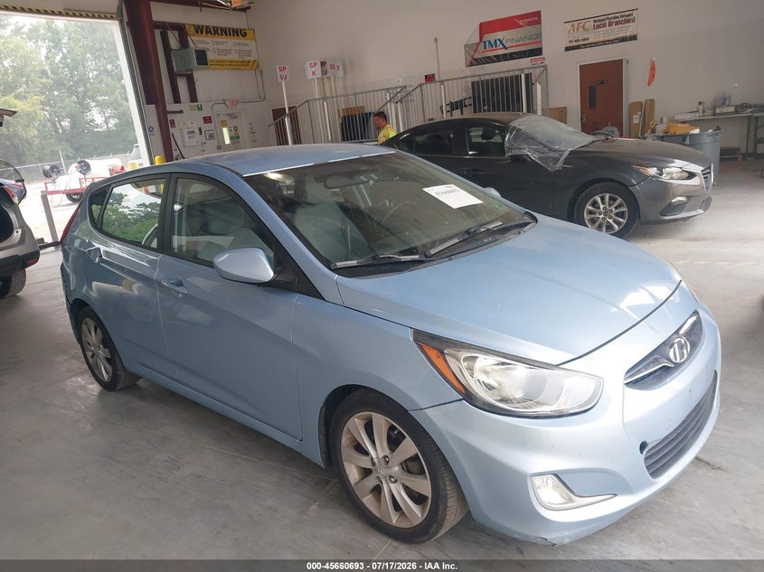 2012 Hyundai Accent Se VIN: KMHCU5AEXCU054701 Lot: 45660693