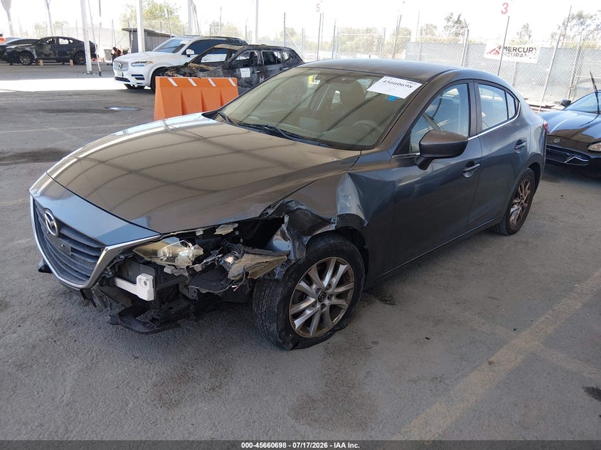 Vin: jm1bm1u73g1338569, lot: 46159270, mazda mazda3 i sport 20162