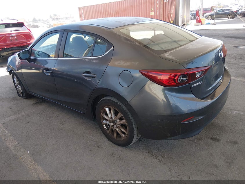 Vin: jm1bm1u73g1338569, lot: 46159270, mazda mazda3 i sport 20163