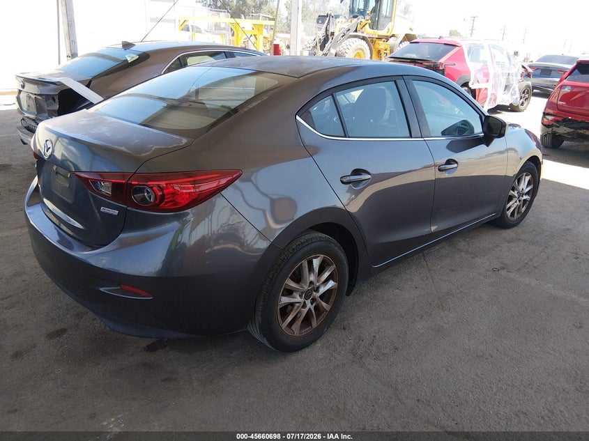 Vin: jm1bm1u73g1338569, lot: 46159270, mazda mazda3 i sport 20164
