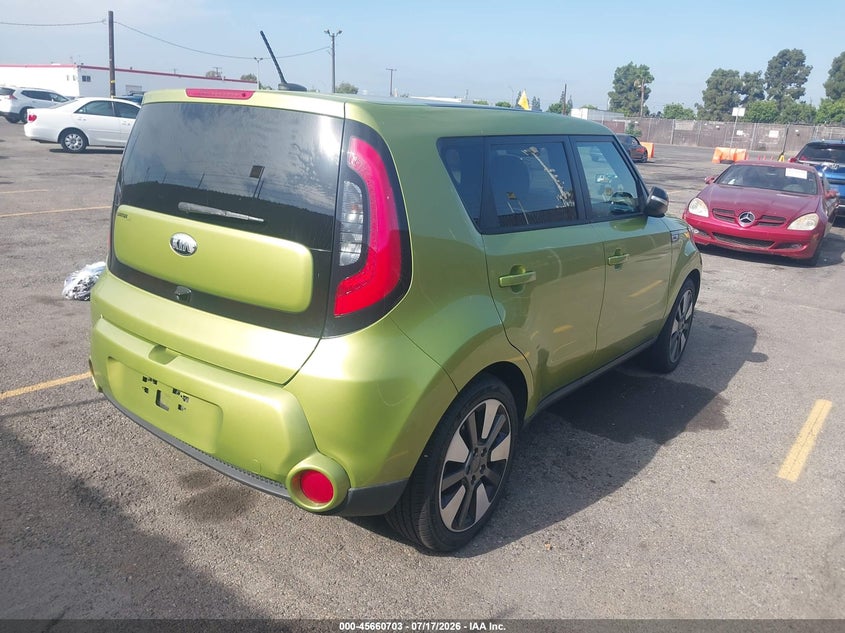 Vin: kndjx3a51e7707697, lot: 46159275, kia soul ! 20144