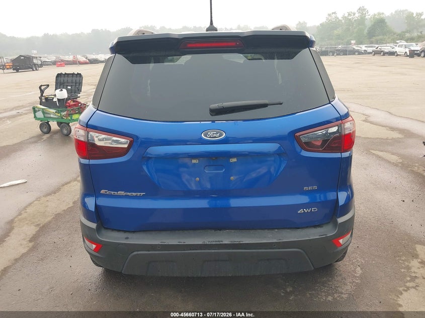 2020 Ford Ecosport Ses VIN: MAJ6S3JL9LC331912 Lot: 45660713
