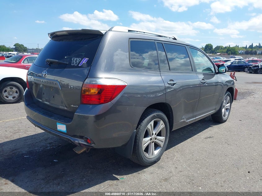 2008 TOYOTA HIGHLANDER auction photo 4