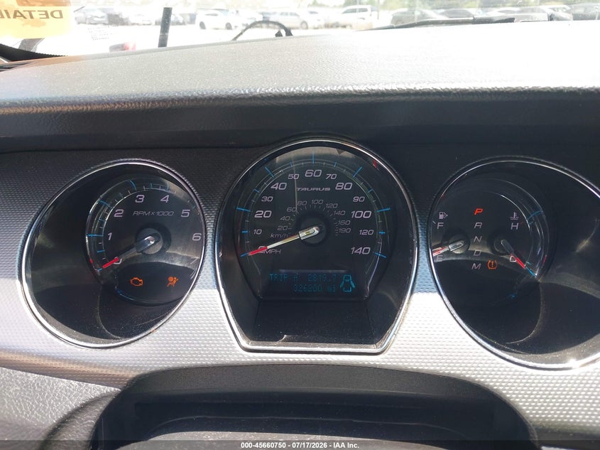 2011 Ford Taurus Sel VIN: 1FAHP2EW7BG156091 Lot: 45660750