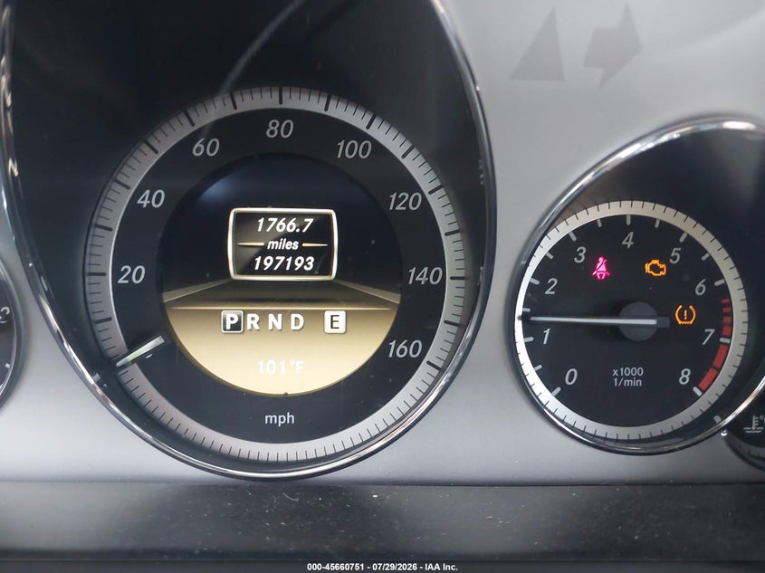 2012 MERCEDES-BENZ E 550 auction photo 7