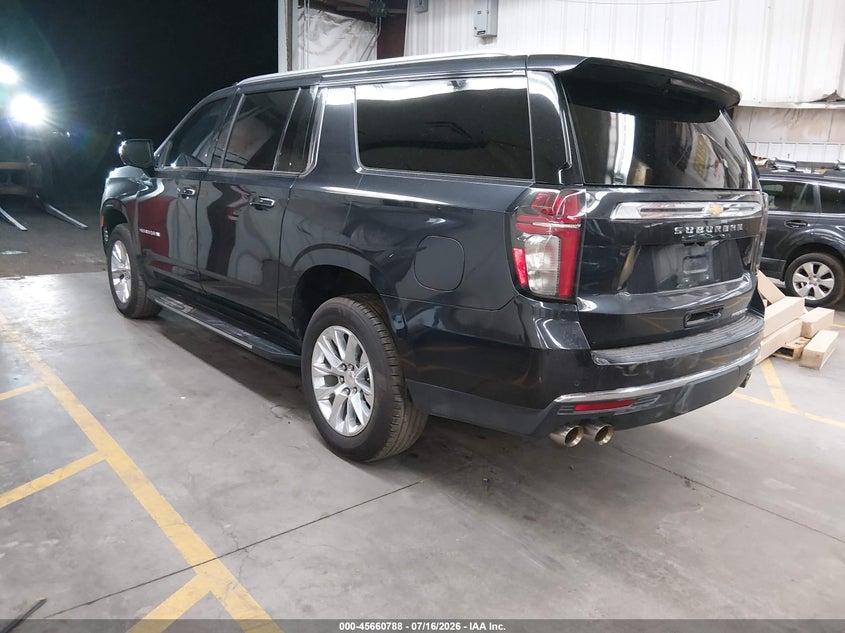 Vin: 1gnskfkd4pr552121, lot: 46159360, chevrolet suburban 4wd premier 20233