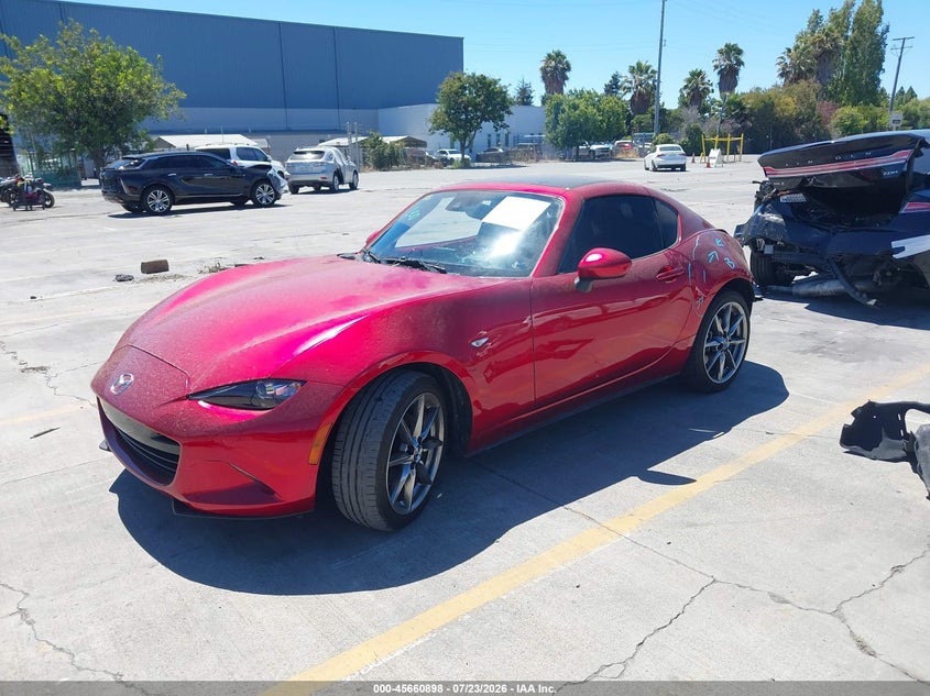 Vin: jm1ndam78p0556719, lot: 46159470, mazda mx-5 miata rf grand touring 20232
